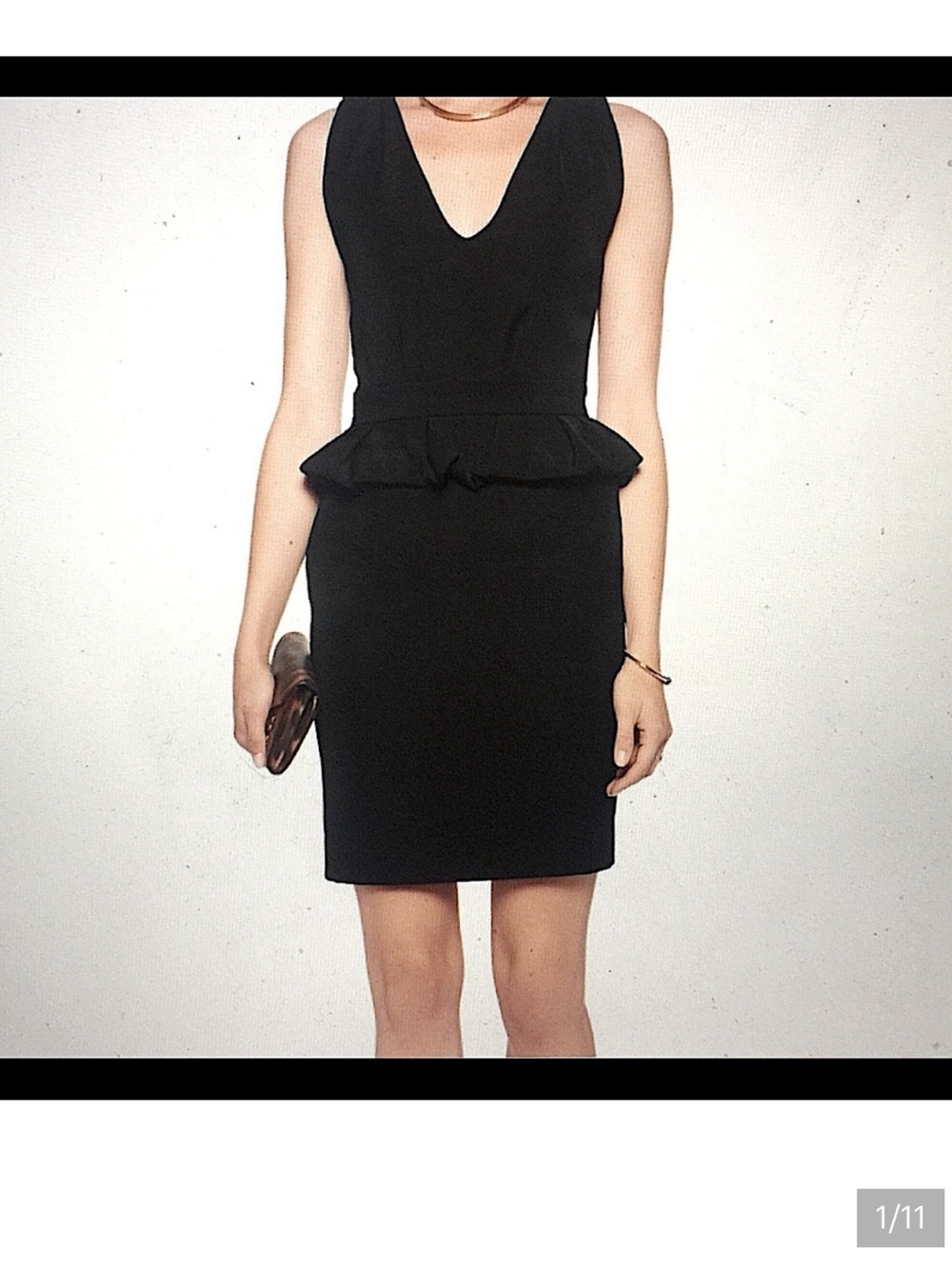 NWT maje robe black dress